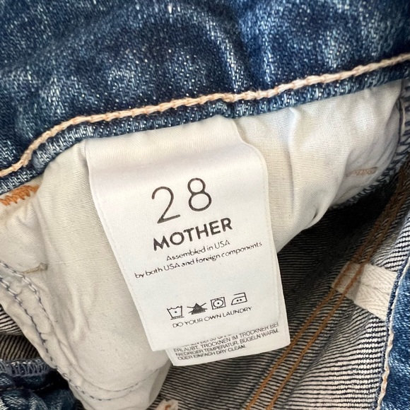Mother Jeans, The Hustler Ankle Frayed, Color Healing Jar, size 28, NWT - Picture 6 of 8
